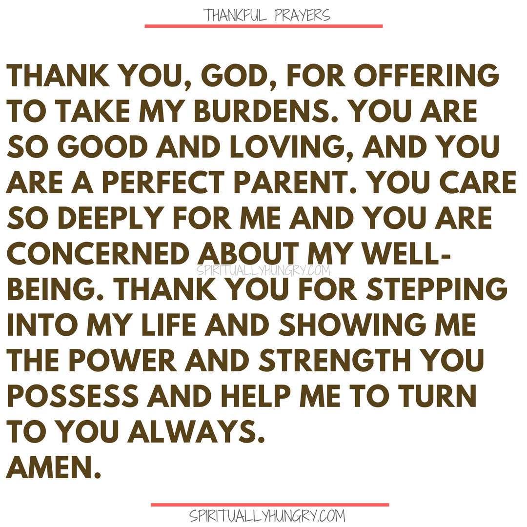 Thankful Prayers