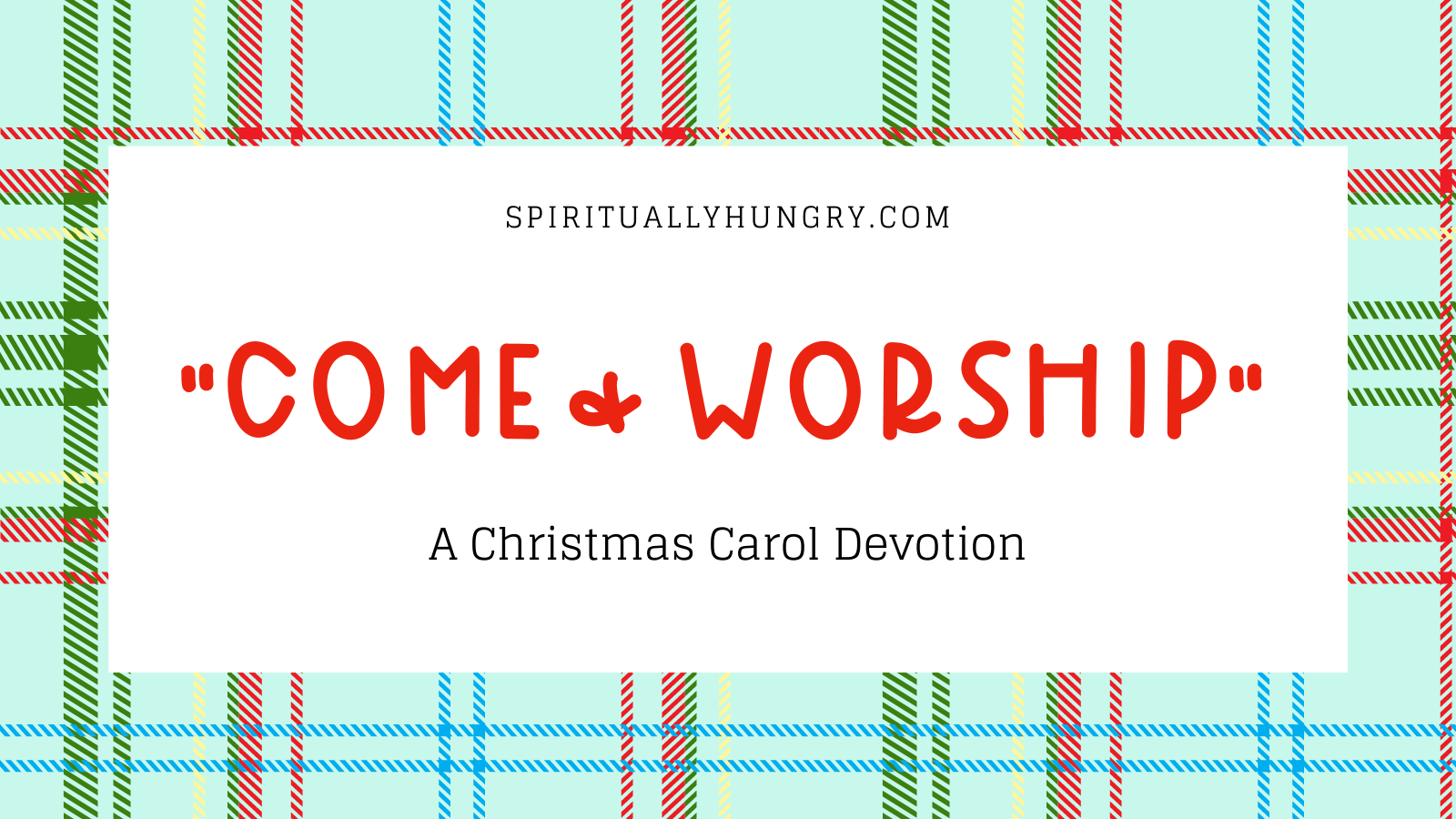 Christmas devotions for the workplace