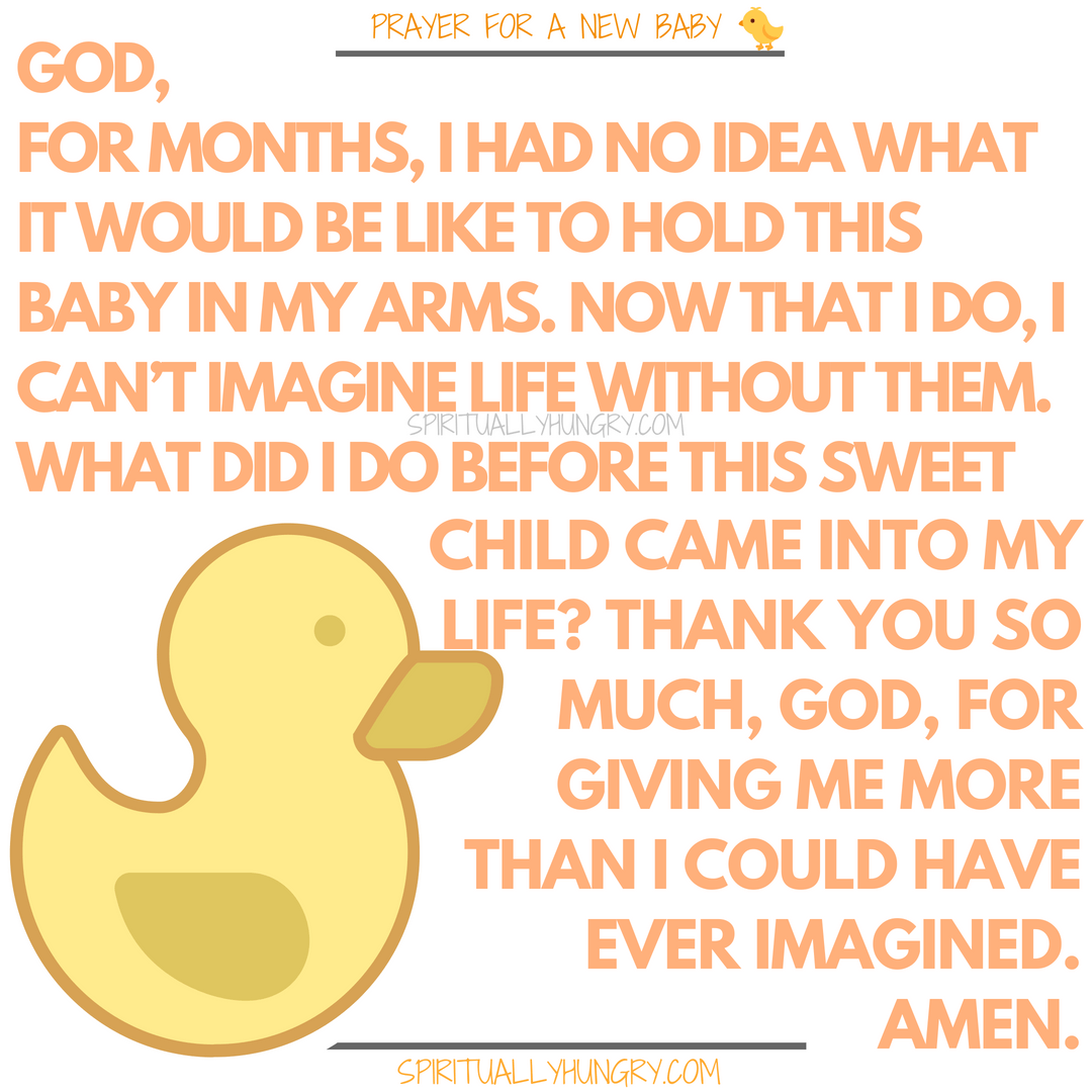 Prayers For A Newborn Baby