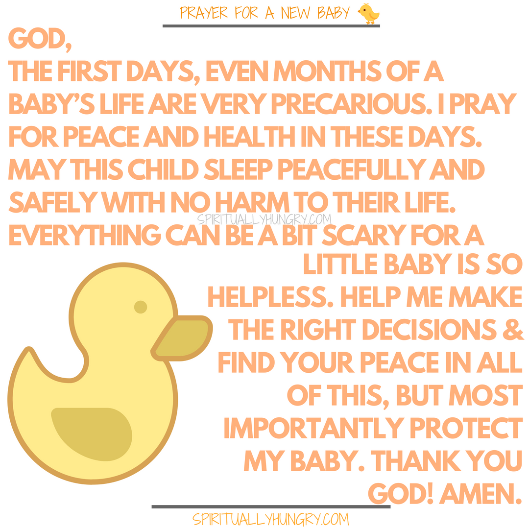Prayers For A Newborn Baby