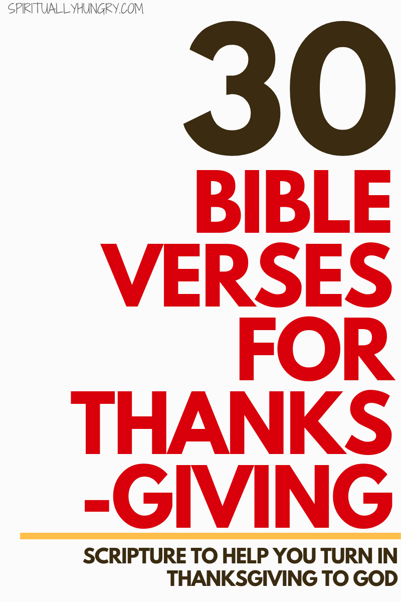 Thanksgiving Bible Verses