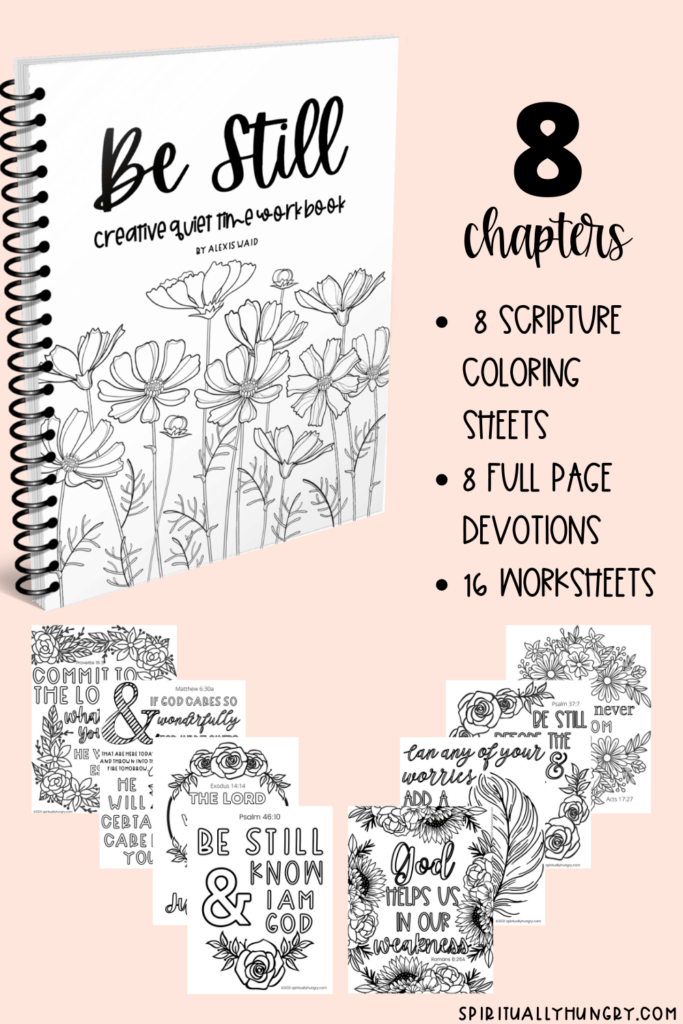 Be Still Coloring and Devotion Book