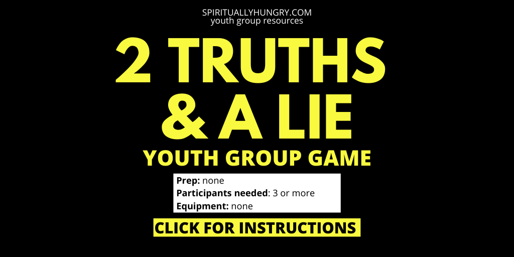 Two Truths And A Lie Game Instructions