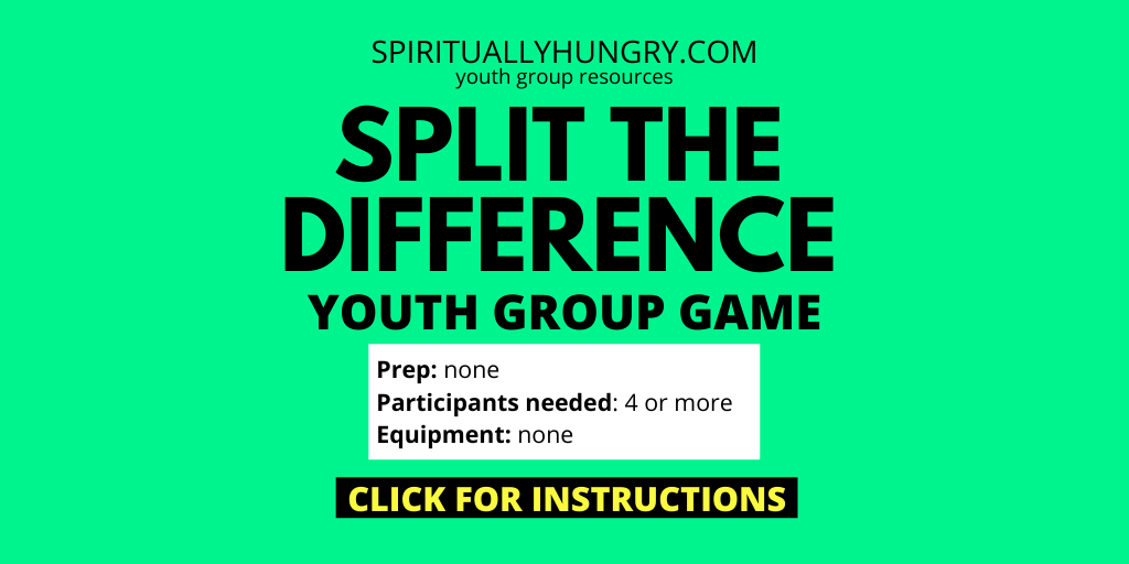 Split The Difference Game Instructions