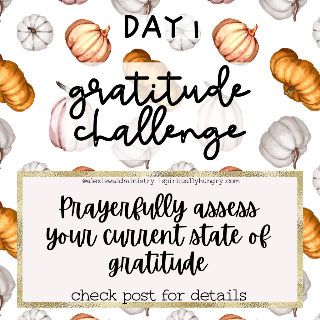 20 Day Gratitude Challenge | Christian Challenge | Thanksgiving Challenge