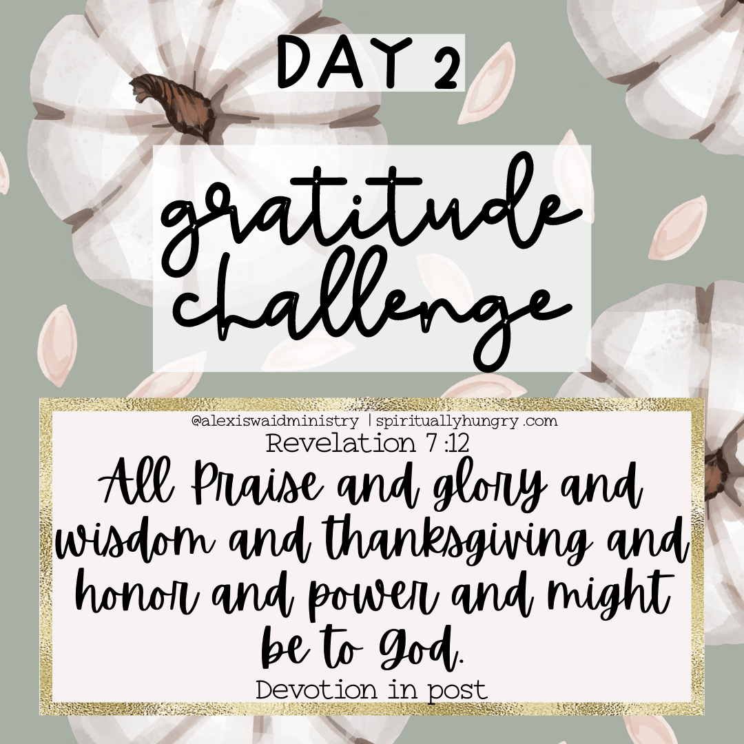 20 Day Gratitude Challenge - Spiritually Hungry